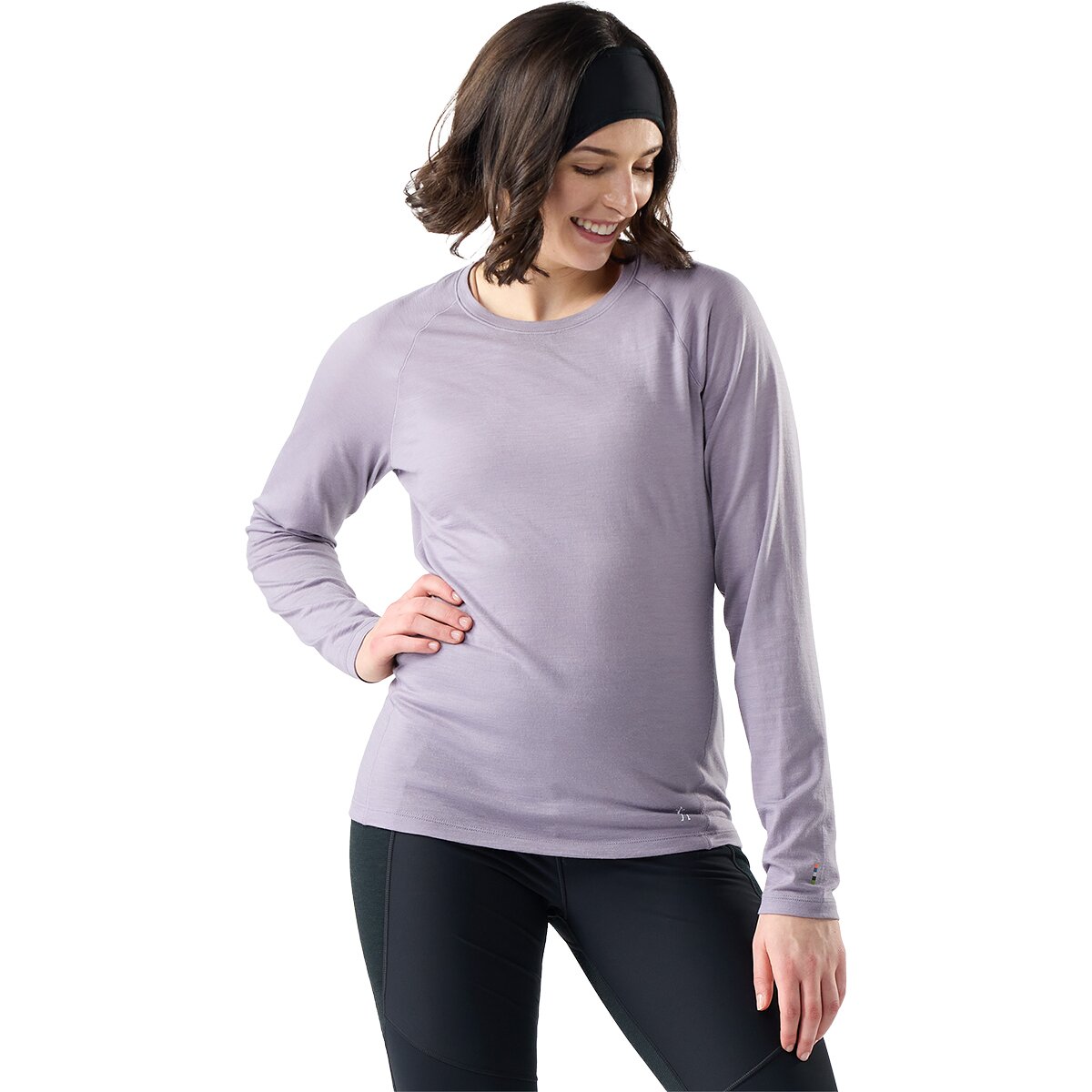 Image of Smartwool Classic All-Season Merino Base Layer Long-Sleeve - Women's Purple Storm, XL