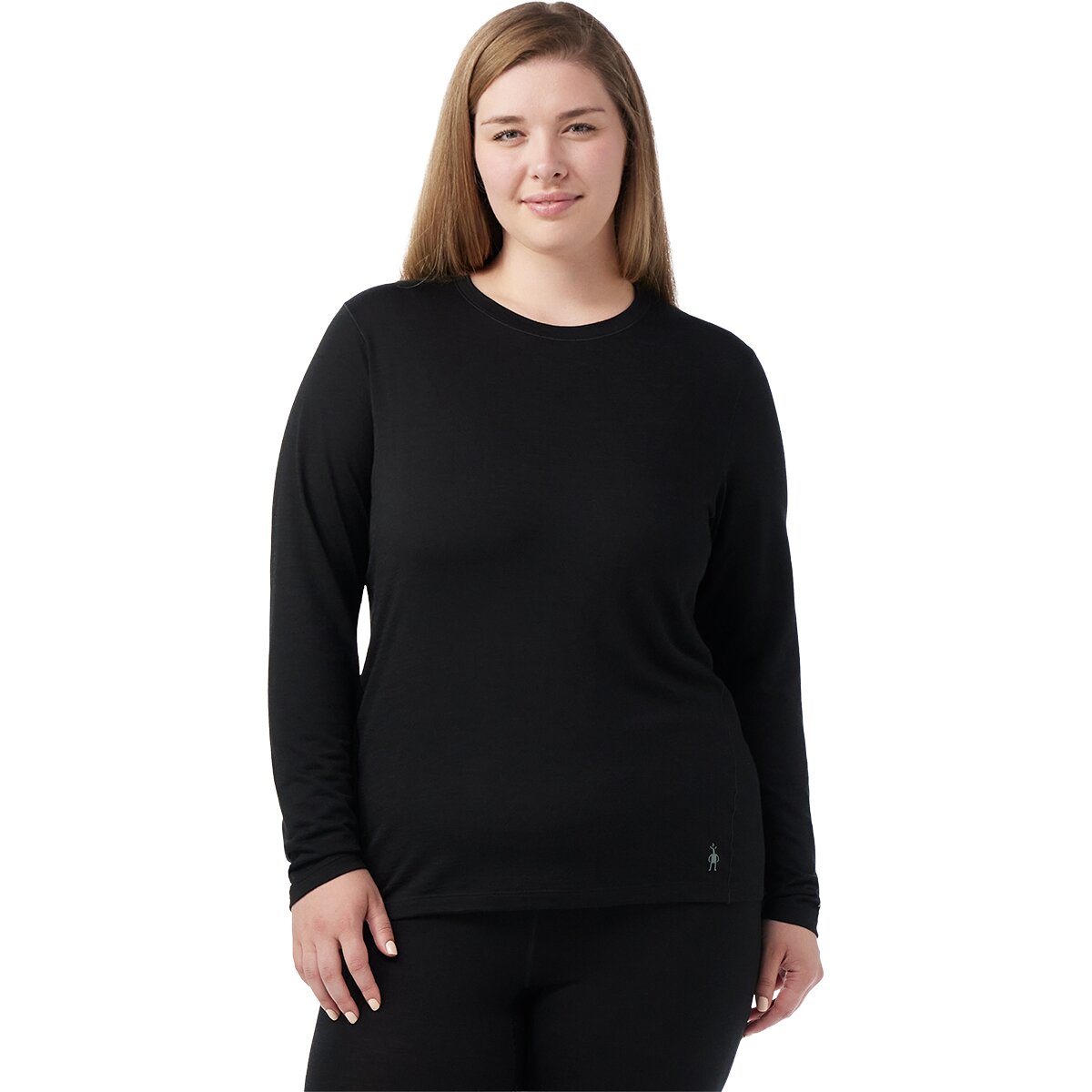 Smartwool Smartwool Classic All-Season LS Plus Merino Baselayer - Women's Black, 1X - $100.00 at Backcountry.com