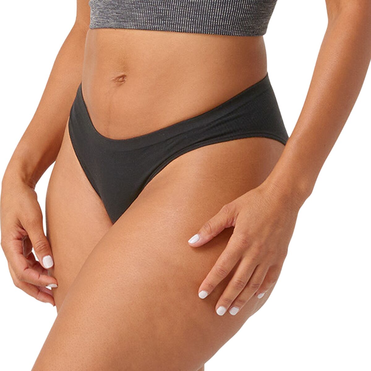 Image of Smartwool Intraknit Bikini - Women's Black, M