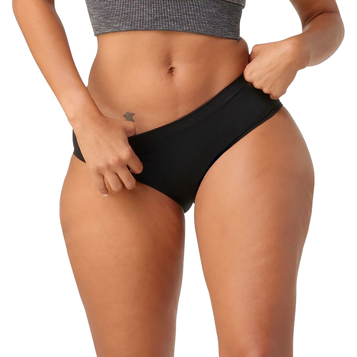 Image of Smartwool Intraknit Hipster Bikini - Women's Black, XS