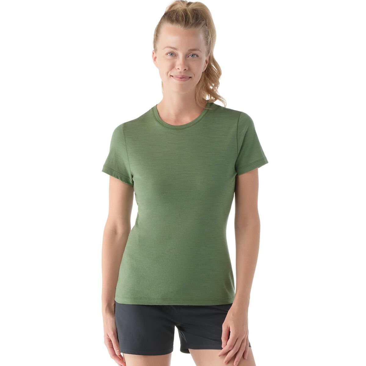 Smartwool Merino Short-Sleeve T-Shirt - Women's Fern Green, S