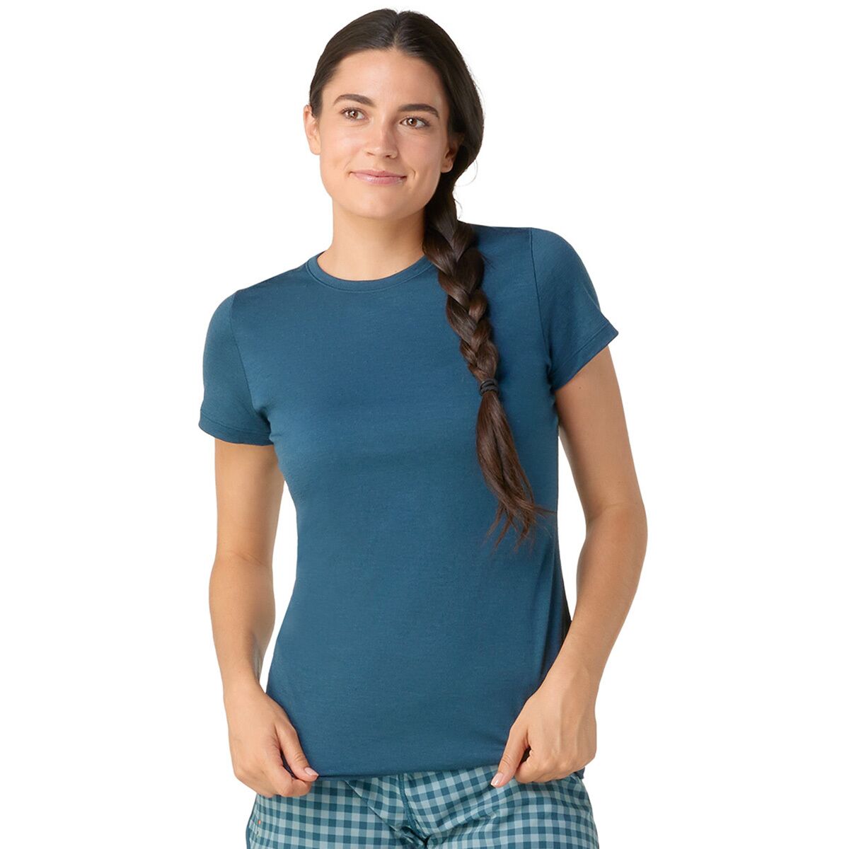 Image of Smartwool Merino Short-Sleeve T-Shirt - Women's Twilight Blue, S
