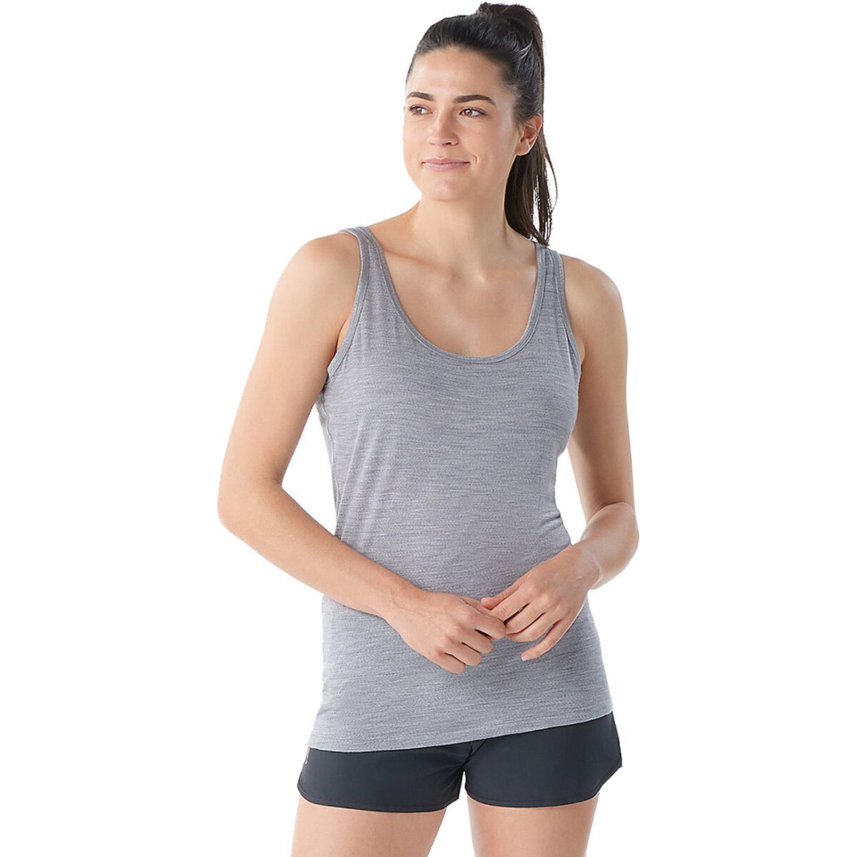 Smartwool Merino Tank - Women's Light Gray Heather, XS
