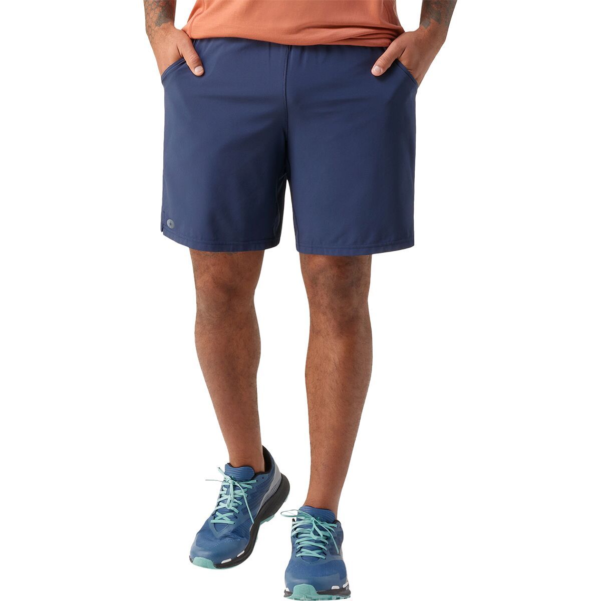 Smartwool Active Lined 8in Short - Men's Deep Navy, XL