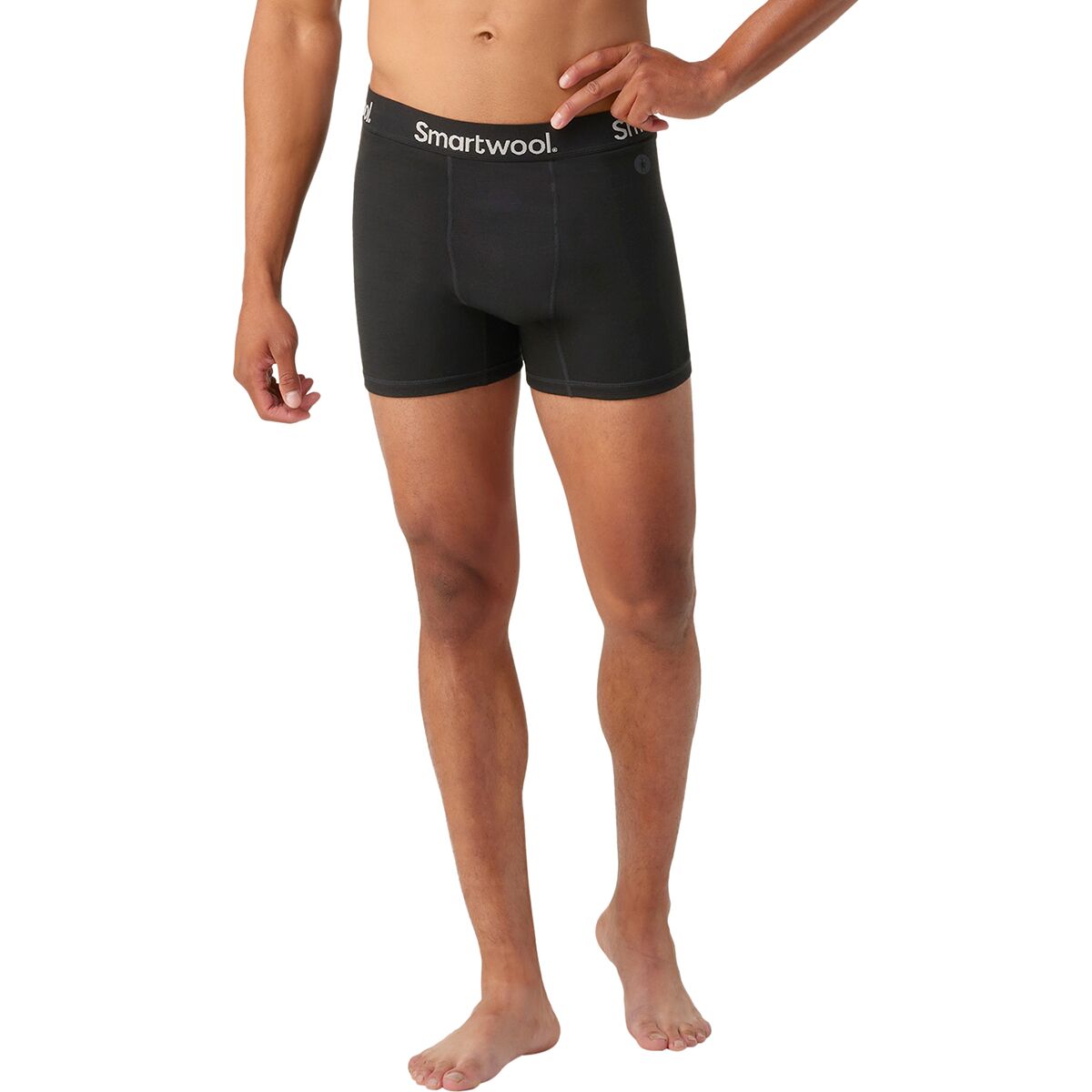 Image of Smartwool Boxer Brief - Men's Black, XXL