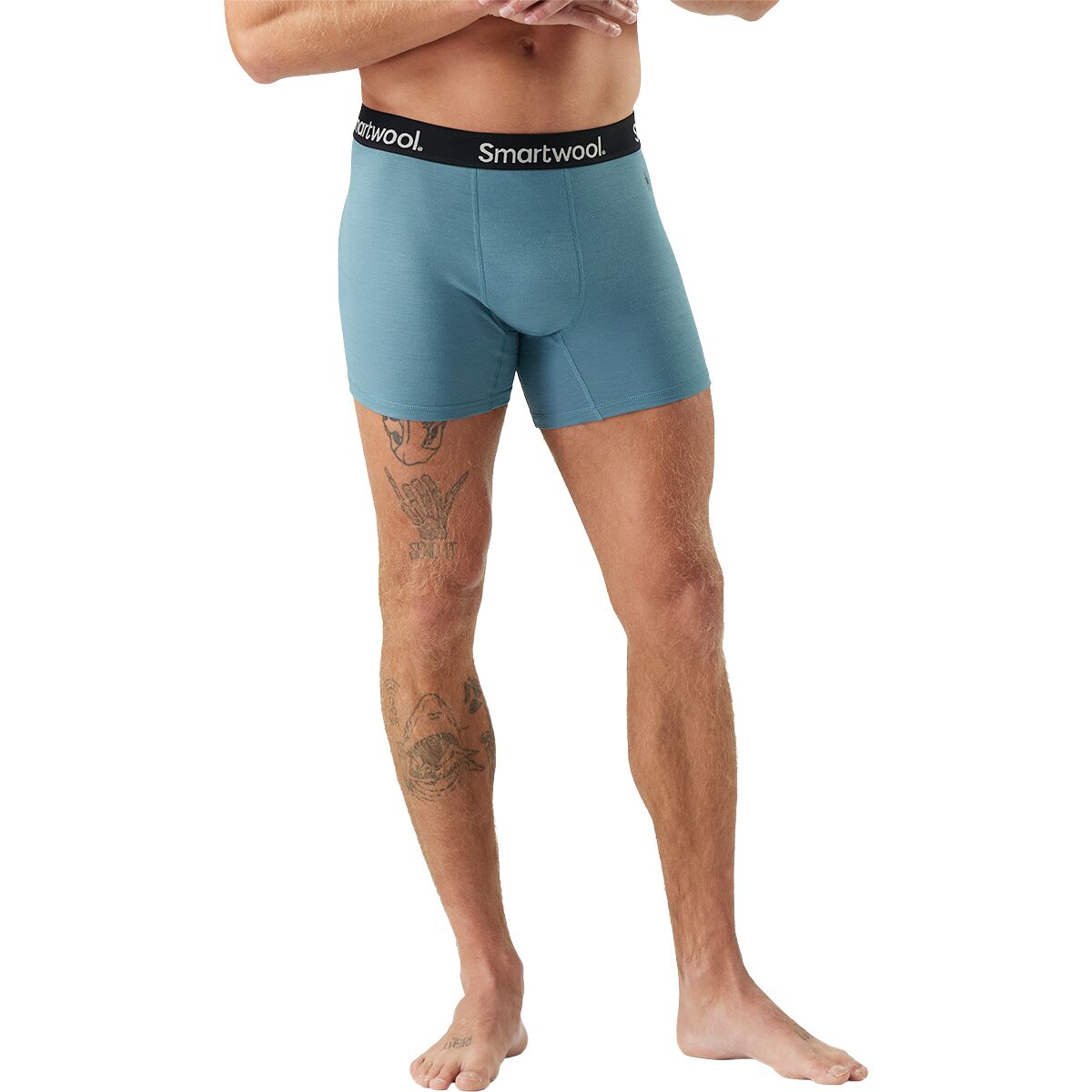 Image of Smartwool Boxer Brief - Men's Dusty Teal, M