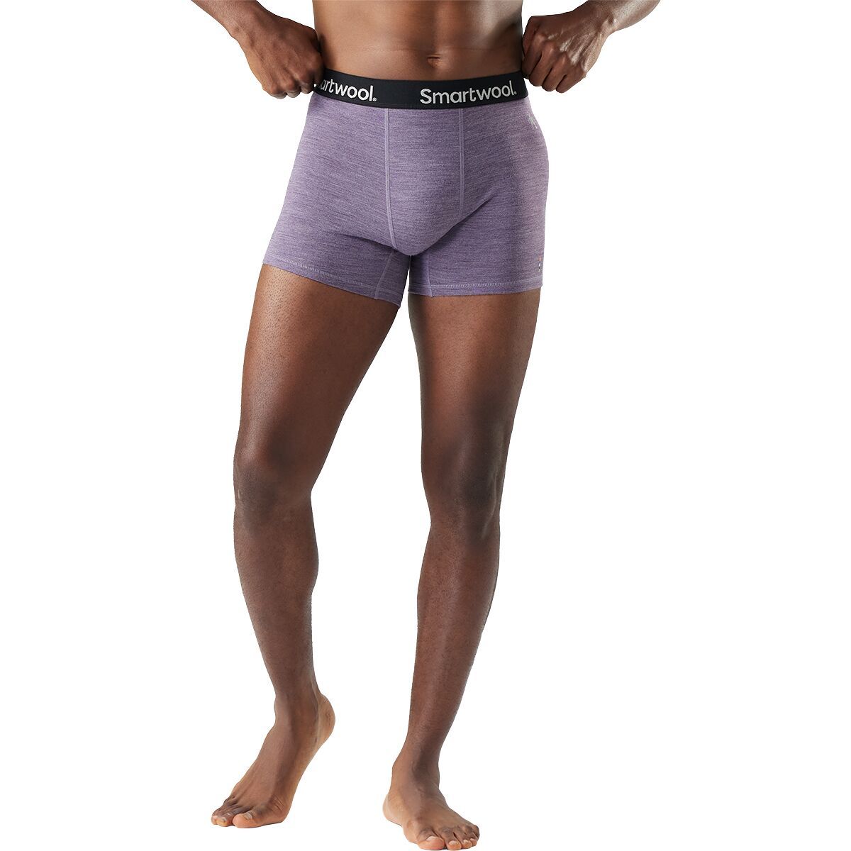 Image of Smartwool Boxer Brief - Men's Purple Storm Heather, M