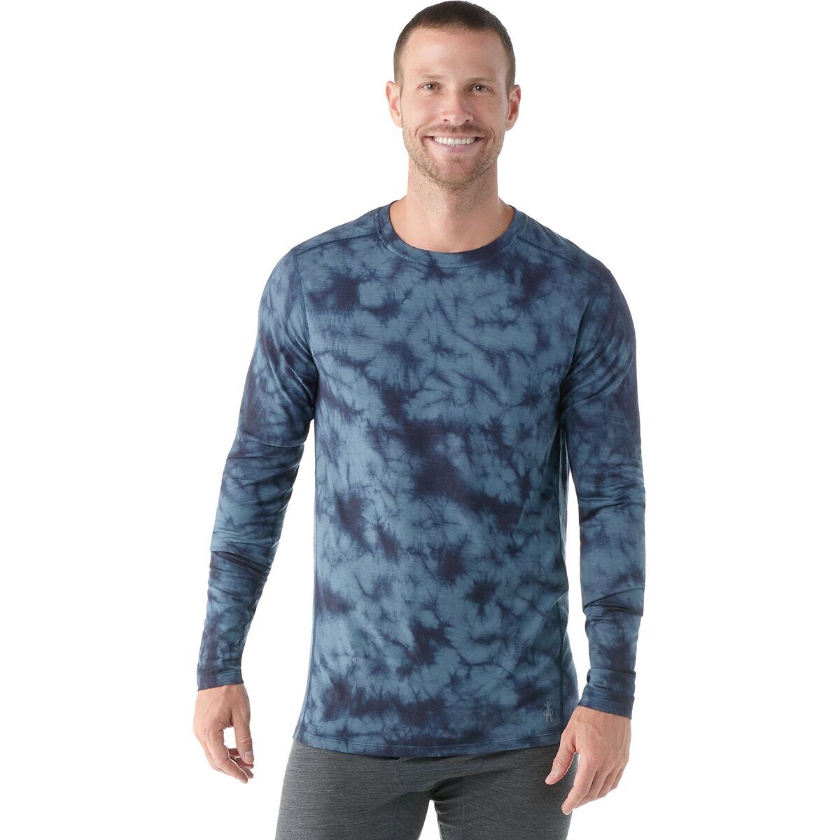 Smartwool Classic All-Season Merino Base Layer - Men's Pewter Blue Wash, L