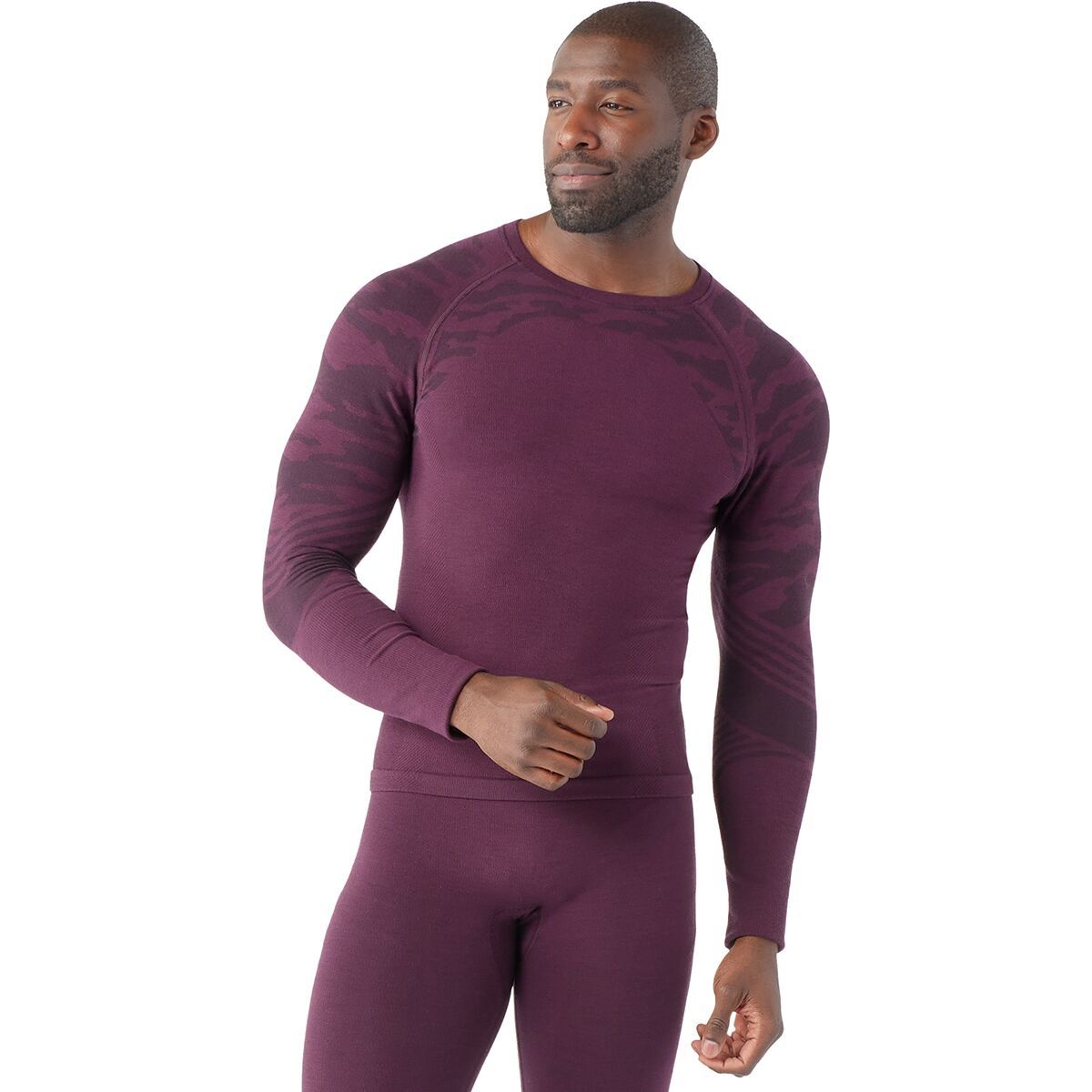 Smartwool Intraknit Active Long-Sleeve Baselayer Top - Men's Eggplant, XXL