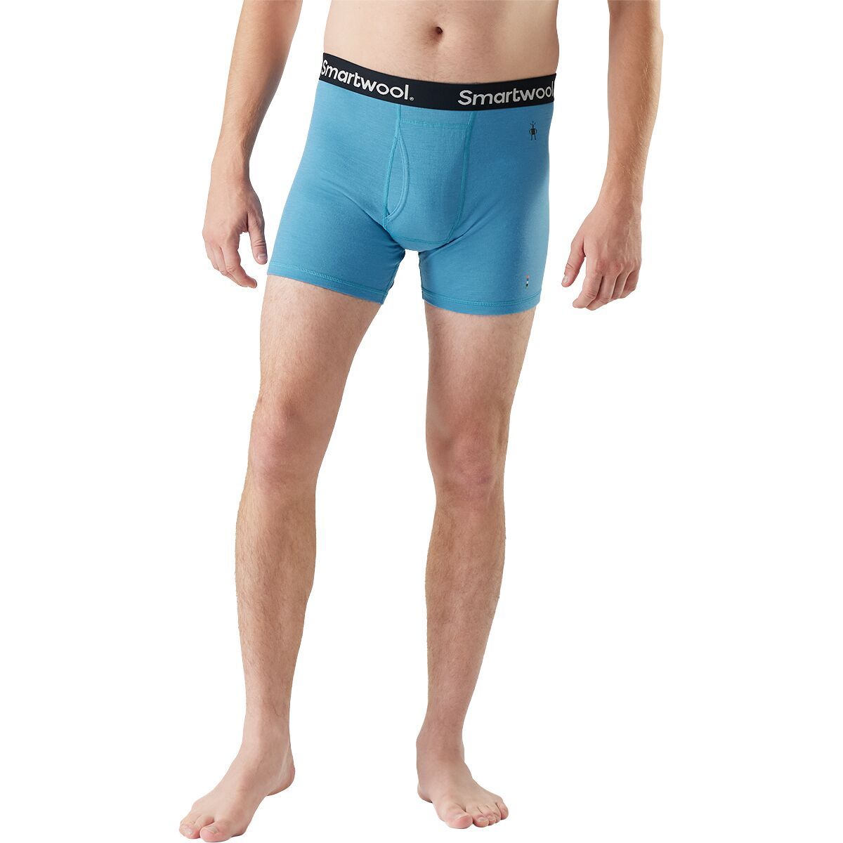Image of Smartwool Merino Boxer Brief - Men's Mineral Blue, S