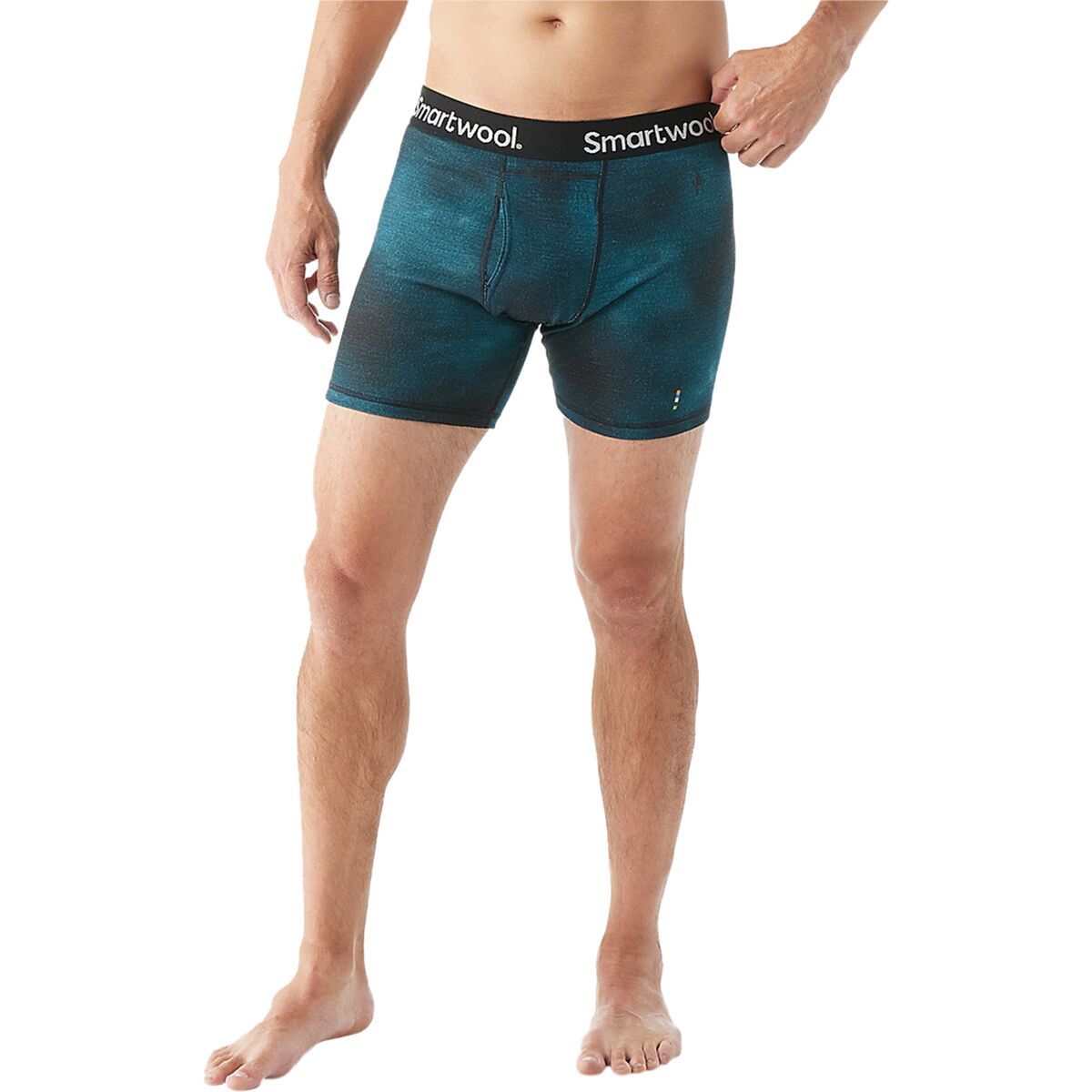 Smartwool Merino Print Boxer Brief - Men's Twilight Cloud, XXL