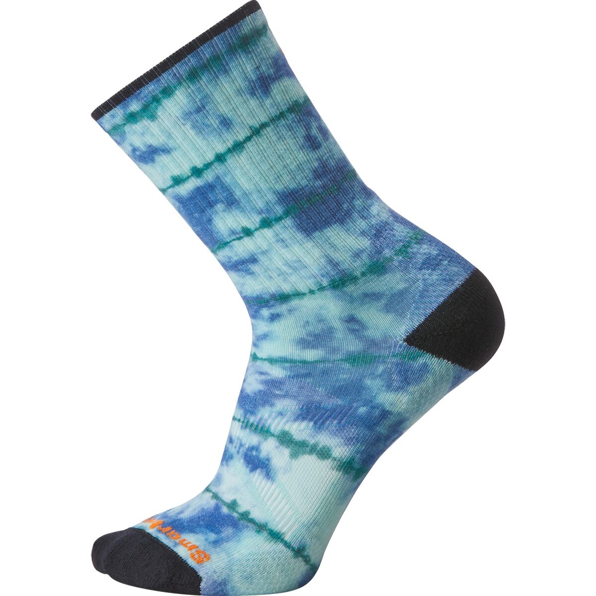 Athletic Tie Dye Print Crew Socks