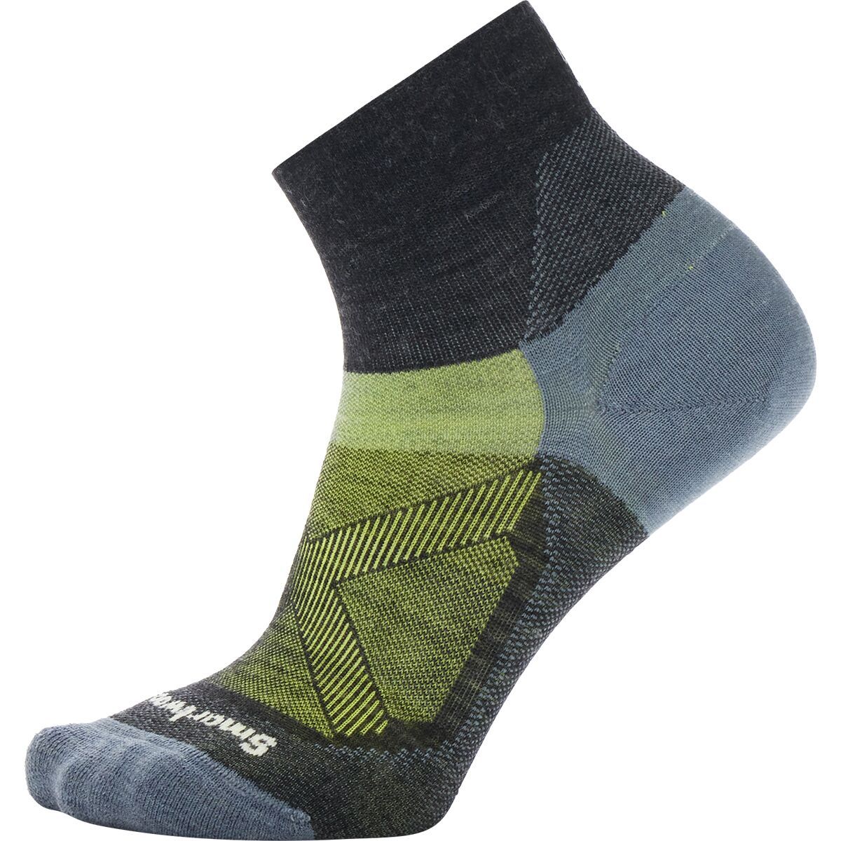 Smartwool Bike Zero Cushion Ankle Sock - Women's Pewter Blue, L