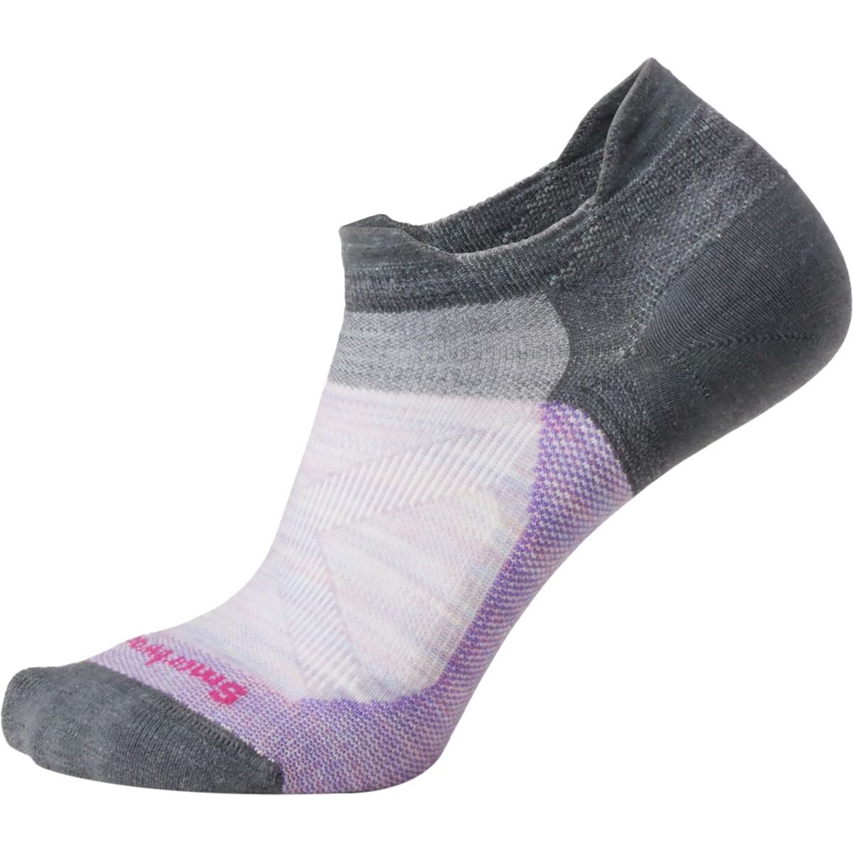 Smartwool Bike Zero Cushion Low Ankle Socks - Women's Purple Eclipse, S