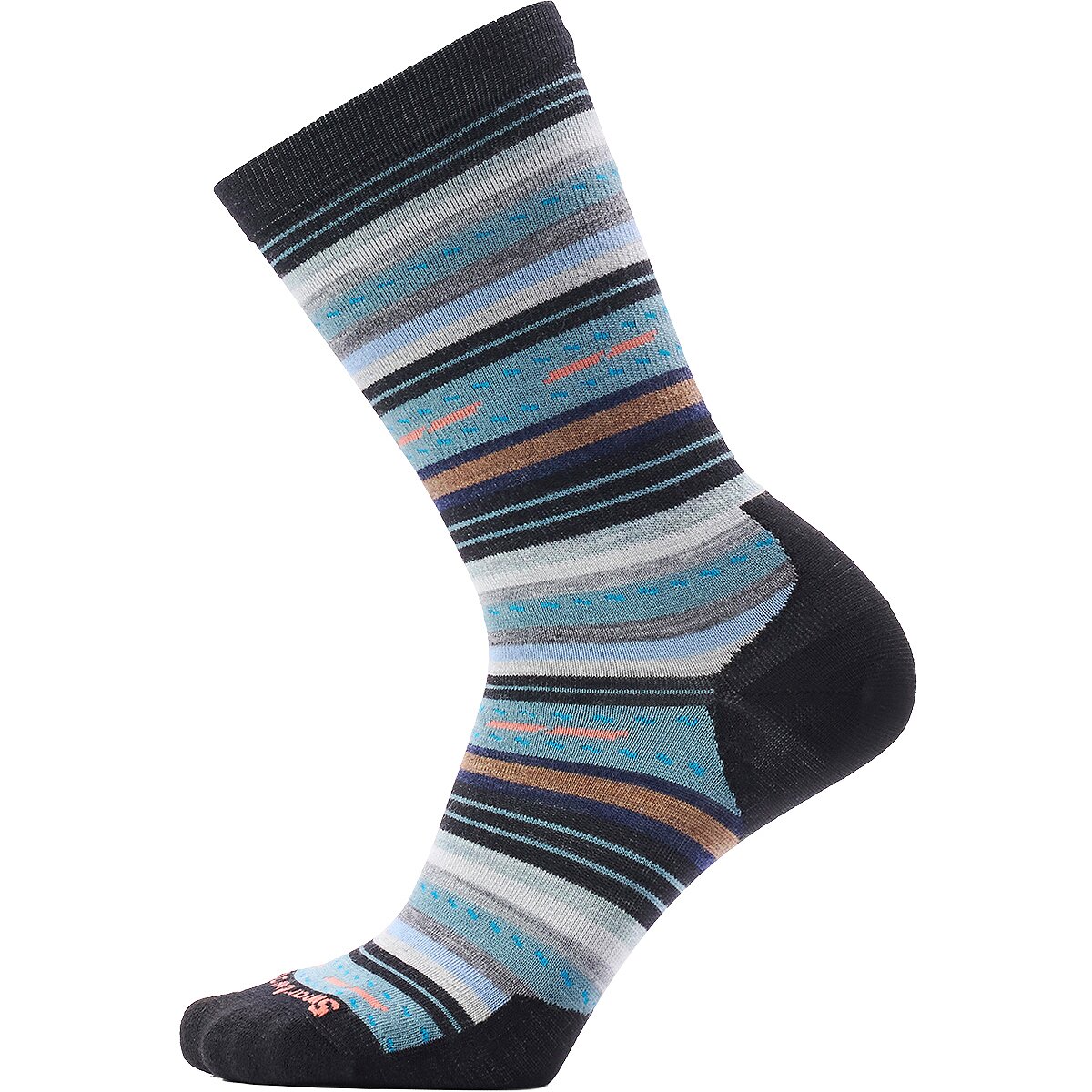 Image of Smartwool Everyday Margarita Crew Sock Dusty Teal, L