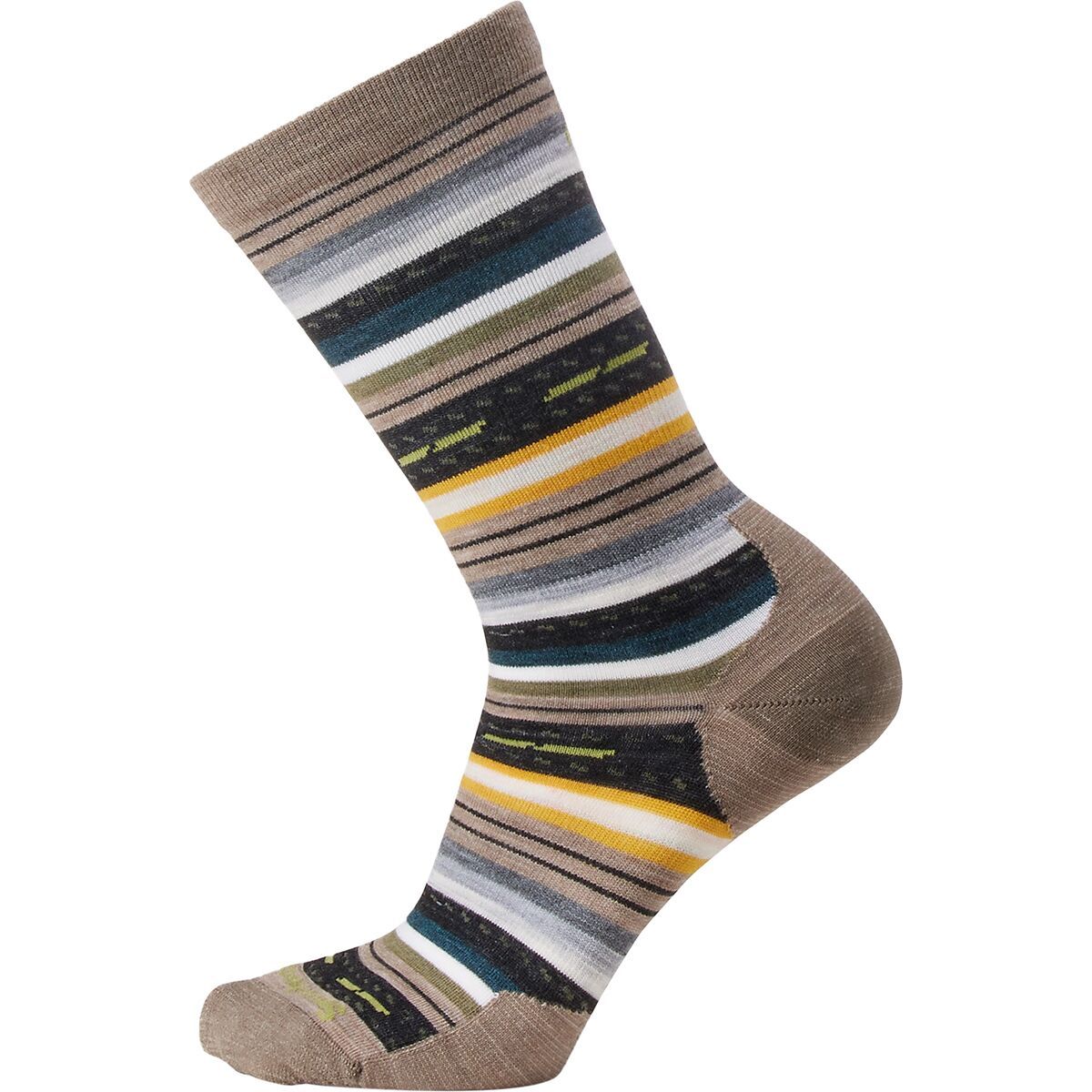Image of Smartwool Everyday Margarita Crew Sock Fossil, L