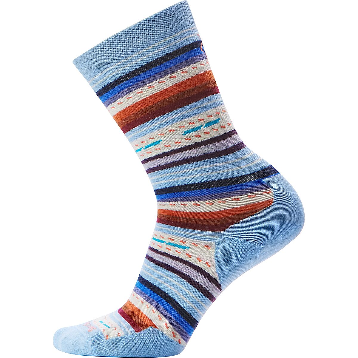 Image of Smartwool Everyday Margarita Crew Sock Serene Blue, S