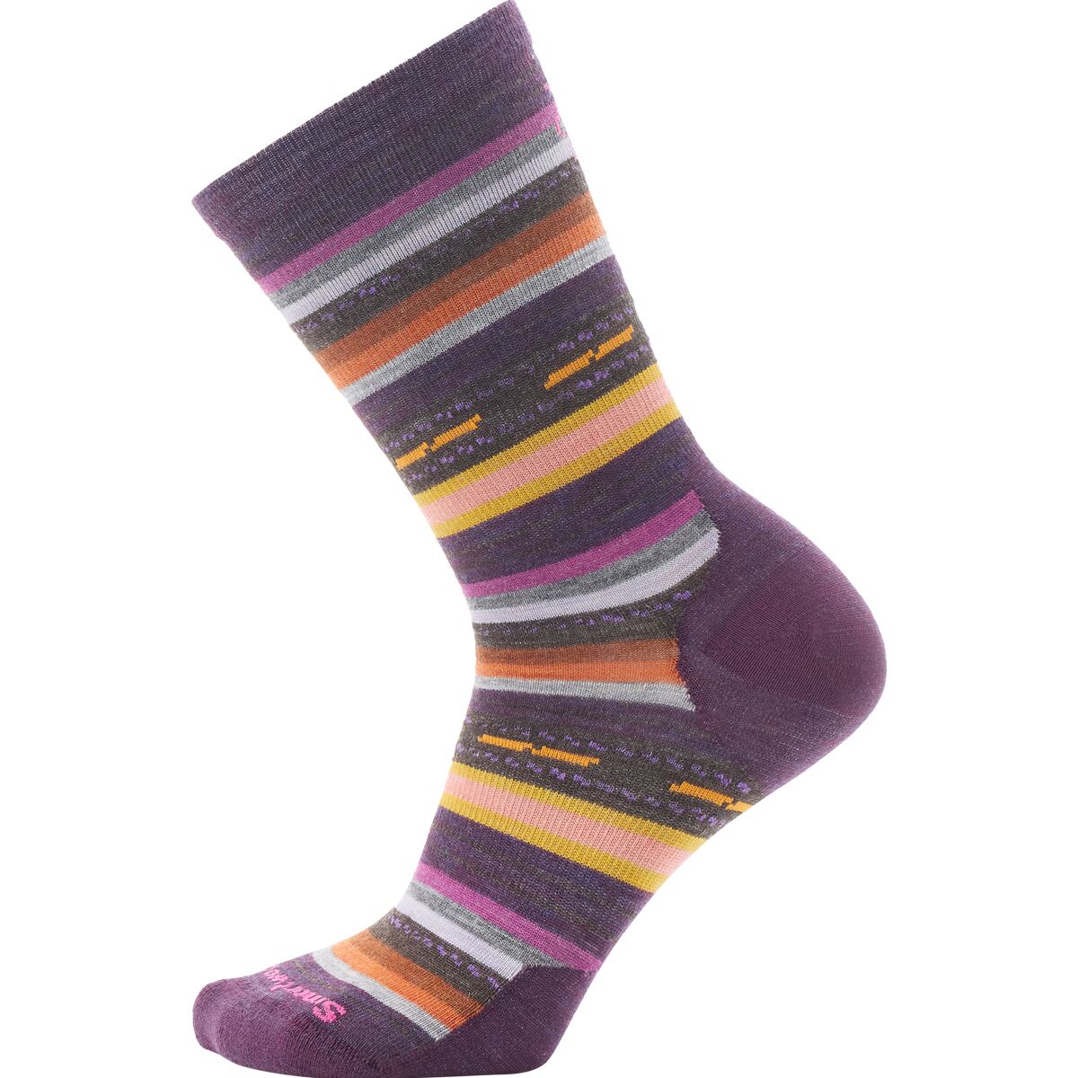 Image of Smartwool Everyday Margarita Crew Sock - Women's Wild Salmon, M