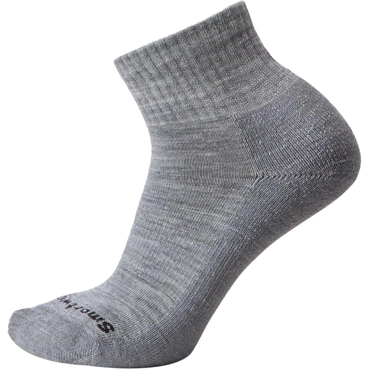 Smartwool Everyday Solid Rib Ankle Socks Light Gray, M