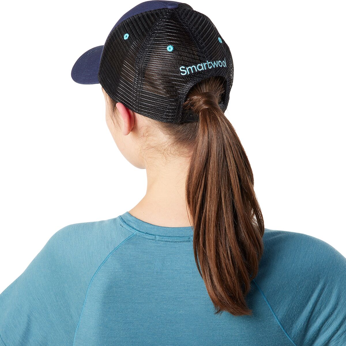 SMARTWOOL GO FAR FEEL GOOD NAVY TRUCKER HAT メッシュキャップ 帽子 メンズ スマートウール SmartWool Go Far  main image 4