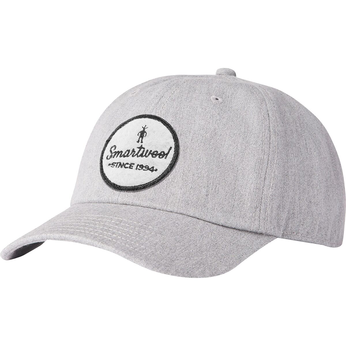 Image of Smartwool Smartwool Logo Ball Cap Light Gray, One Size
