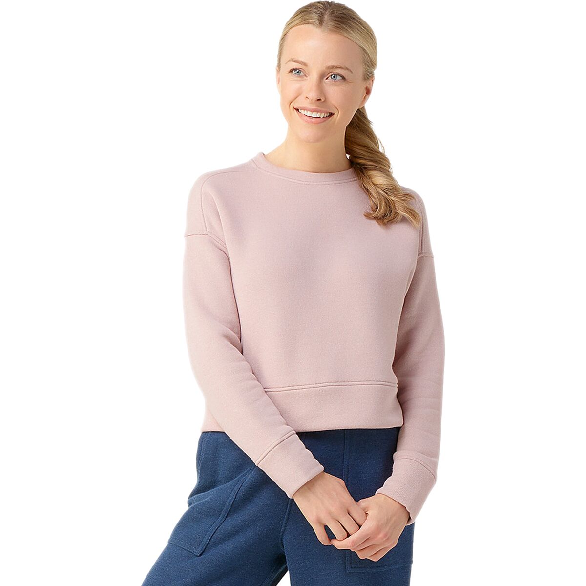 Smartwool Recycled Terry Cropped Crew Sweatshirt - Women's