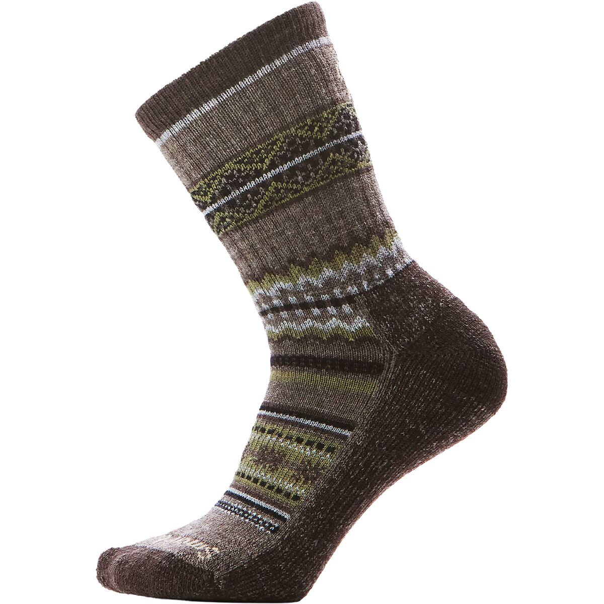 Image of Smartwool Everyday Snowed In Sweater Crew Sock Taupe, S