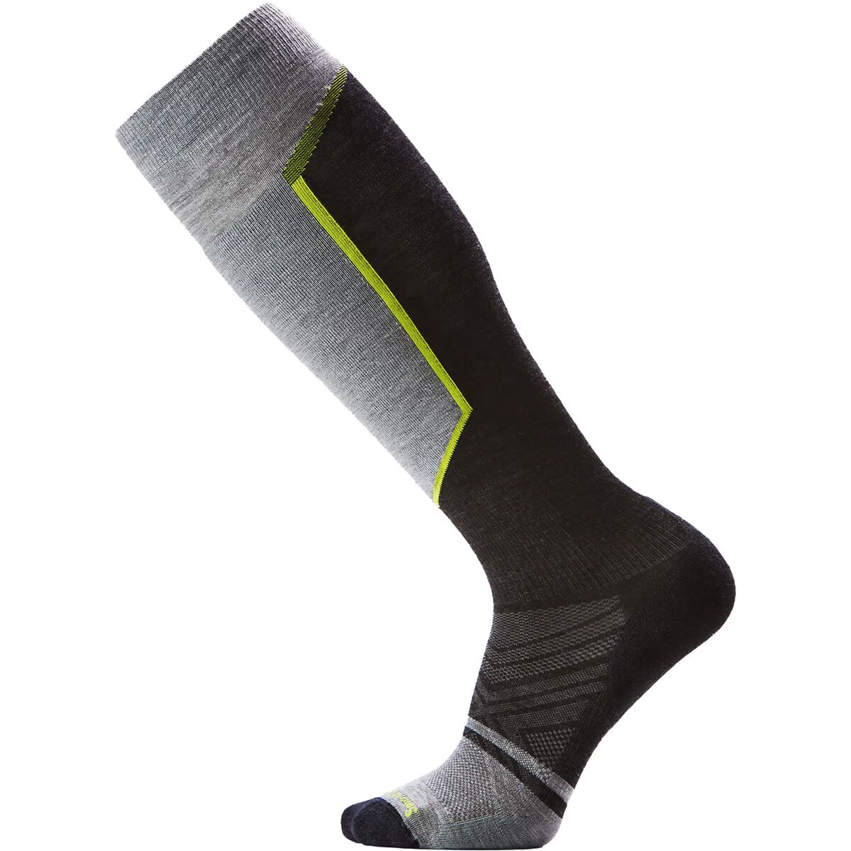 Image of Smartwool Ski Targeted Cushion Extra Stretch OTC Sock Charcoal, XXL