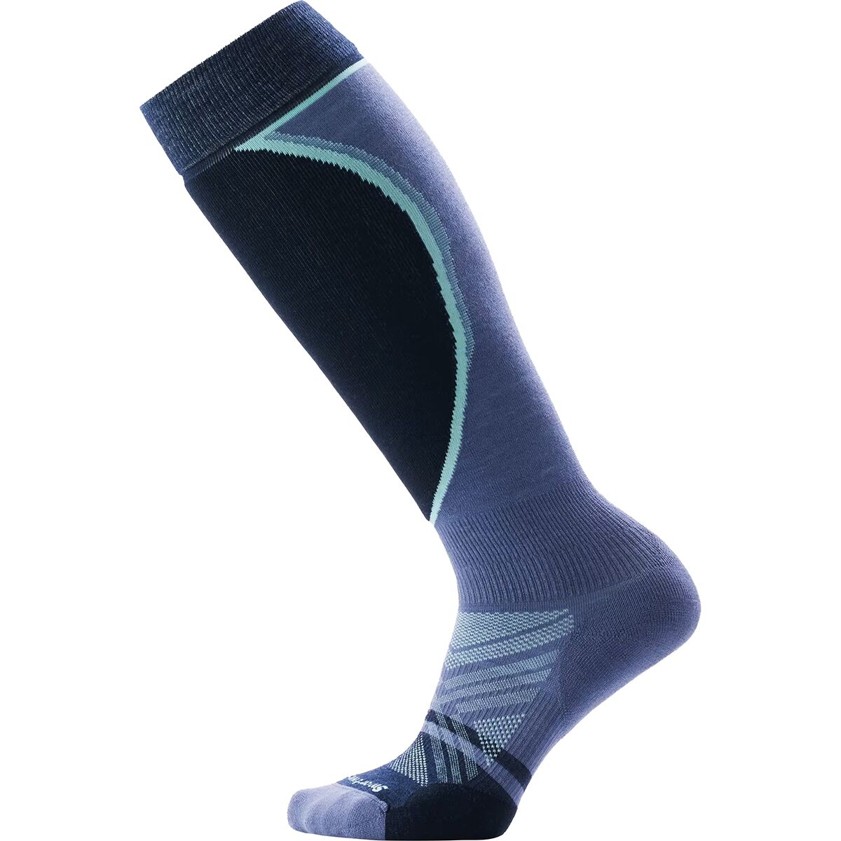 Image of Smartwool Ski Targeted Cushion Extra Stretch OTC Sock - Women's Nightfall Blue, M