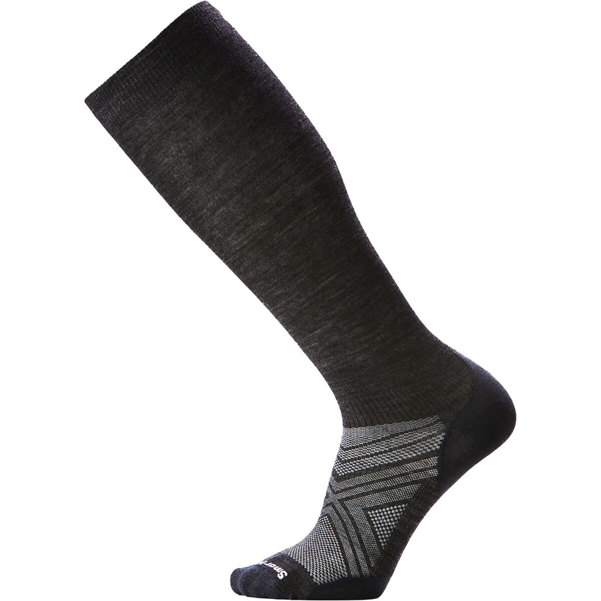 Image of Smartwool Ski Zero Cushion Extra Stretch OTC Sock Charcoal, L