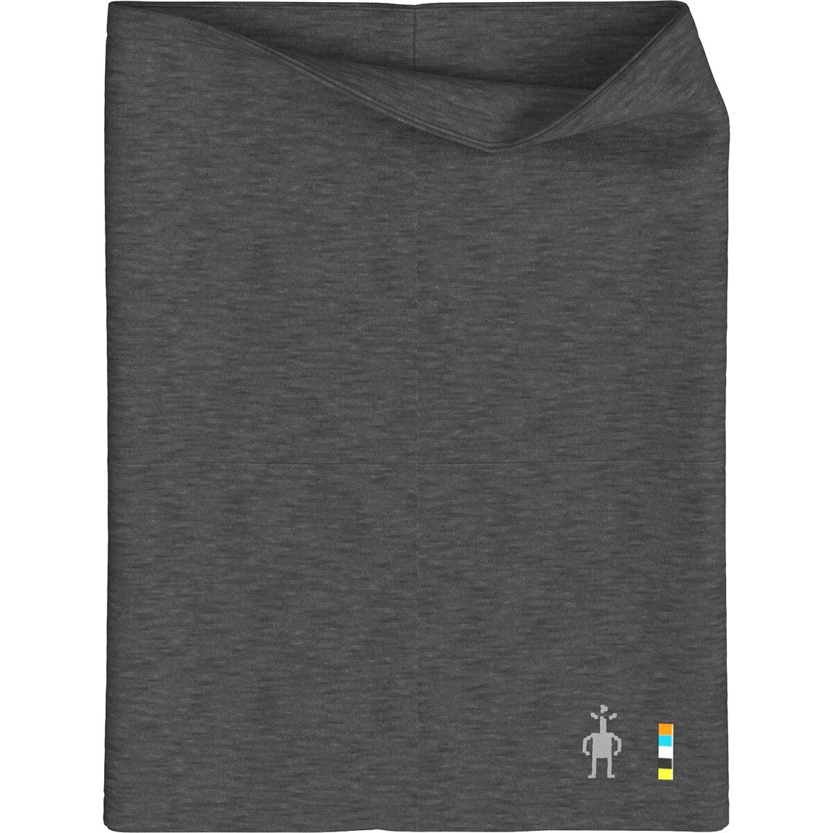 Image of Smartwool Thermal Merino Reversible Neck Gaiter Charcoal Heather, One Size
