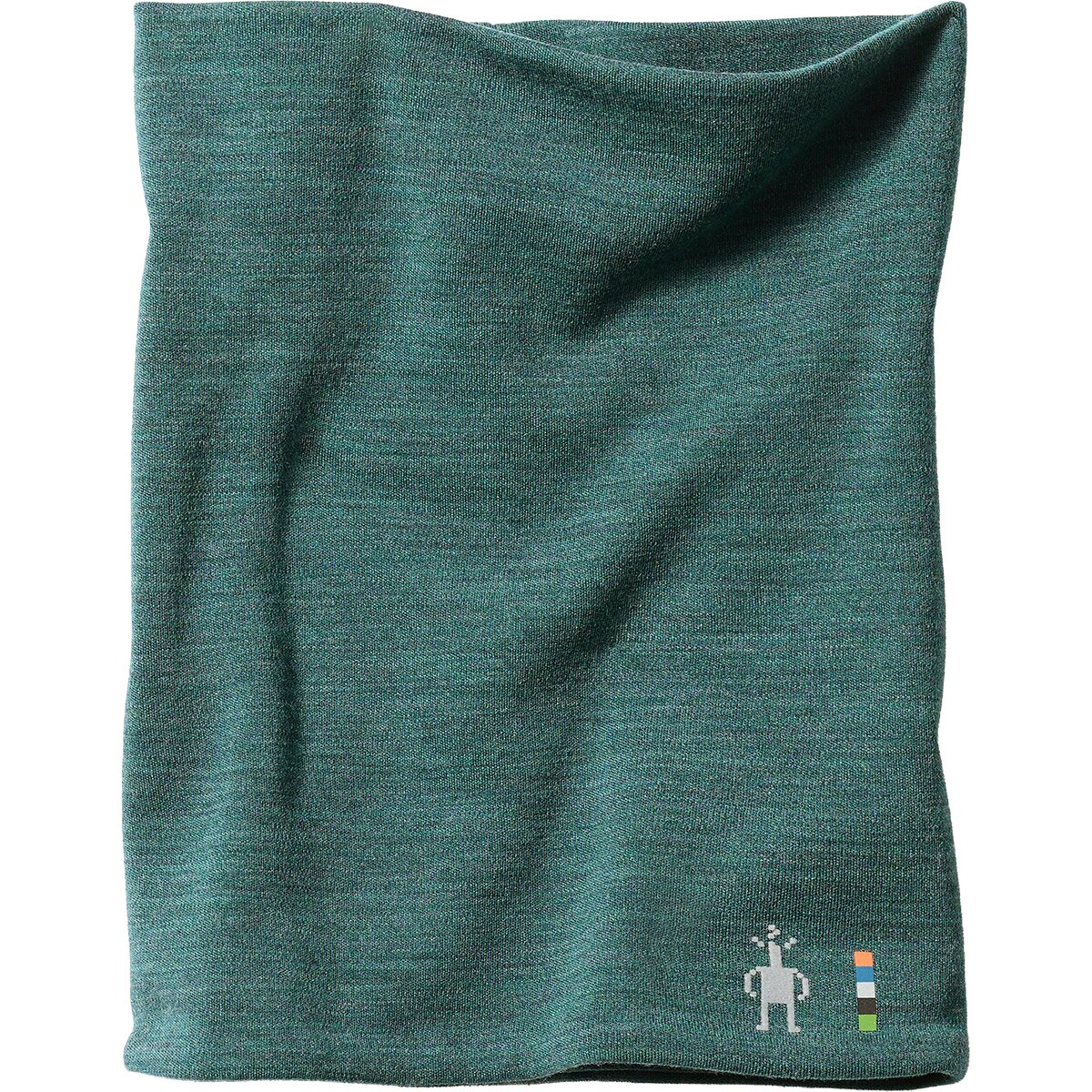 Image of Smartwool Thermal Merino Reversible Neck Gaiter Dark Teal Heather, One Size