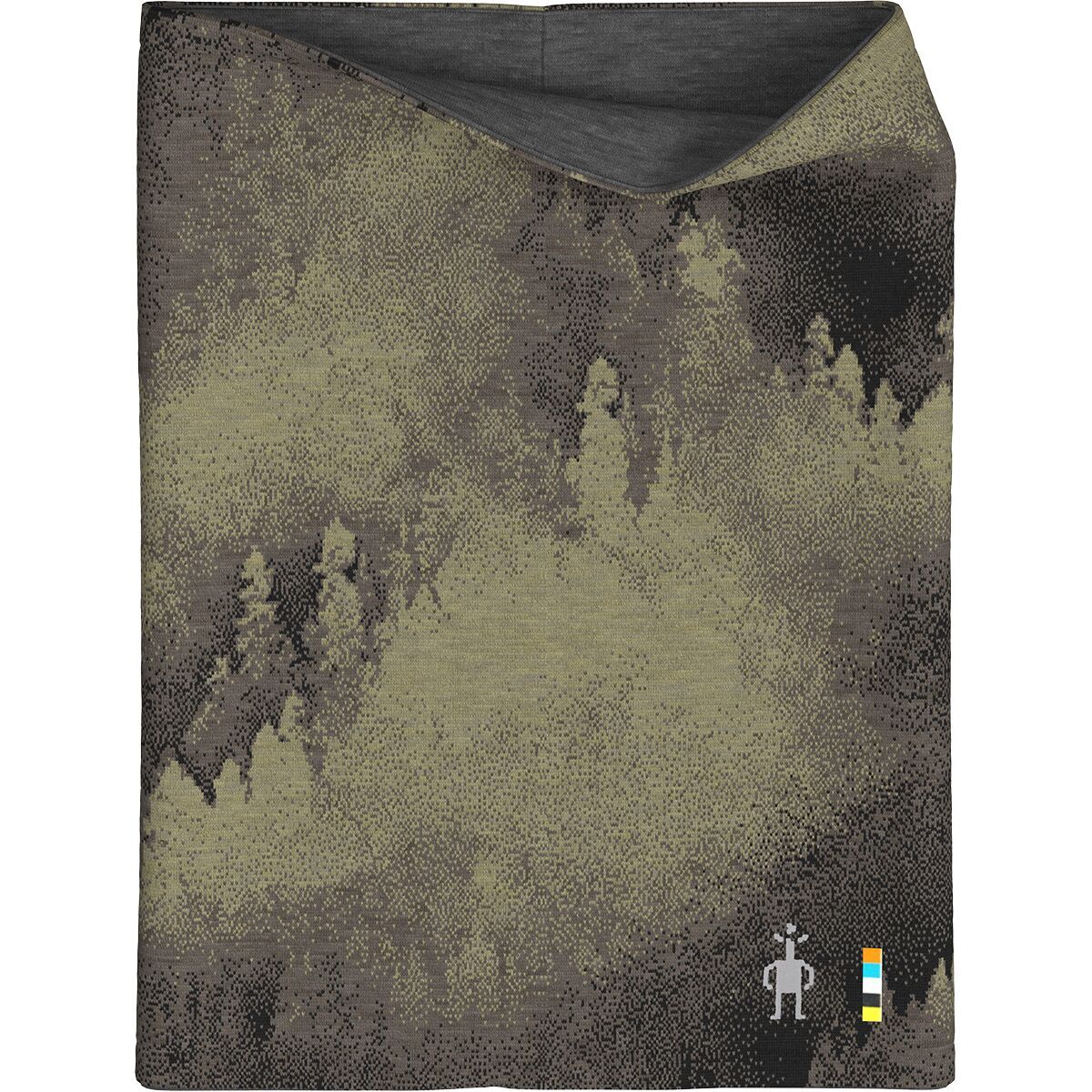 Image of Smartwool Thermal Merino Reversible Neck Gaiter North Woods Foggy Pines, One Size