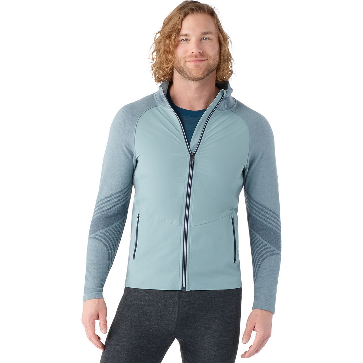 Smartwool Intraknit Active Full-Zip Jacket - Men's Lead, S
