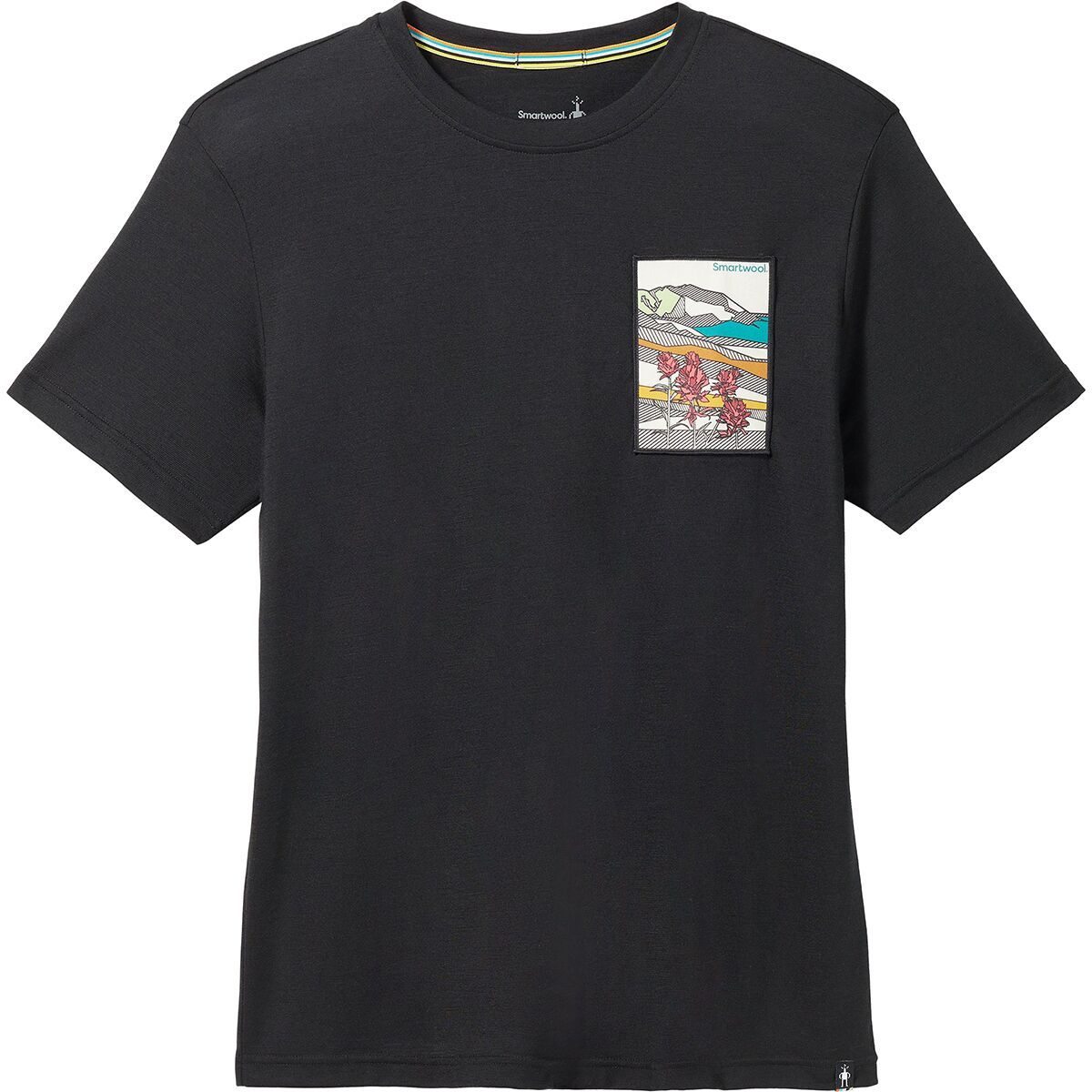 Smartwool Mountain Patch Graphic T-Shirt Black, L