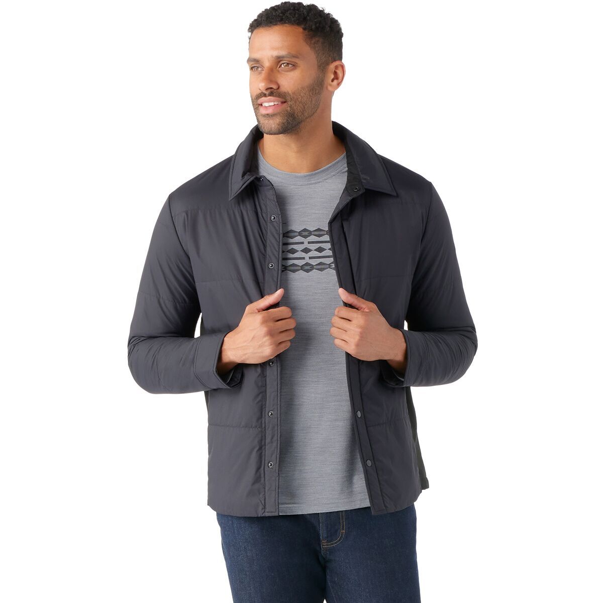 Smartwool Smartloft Shirt Jacket - Men's Black, L