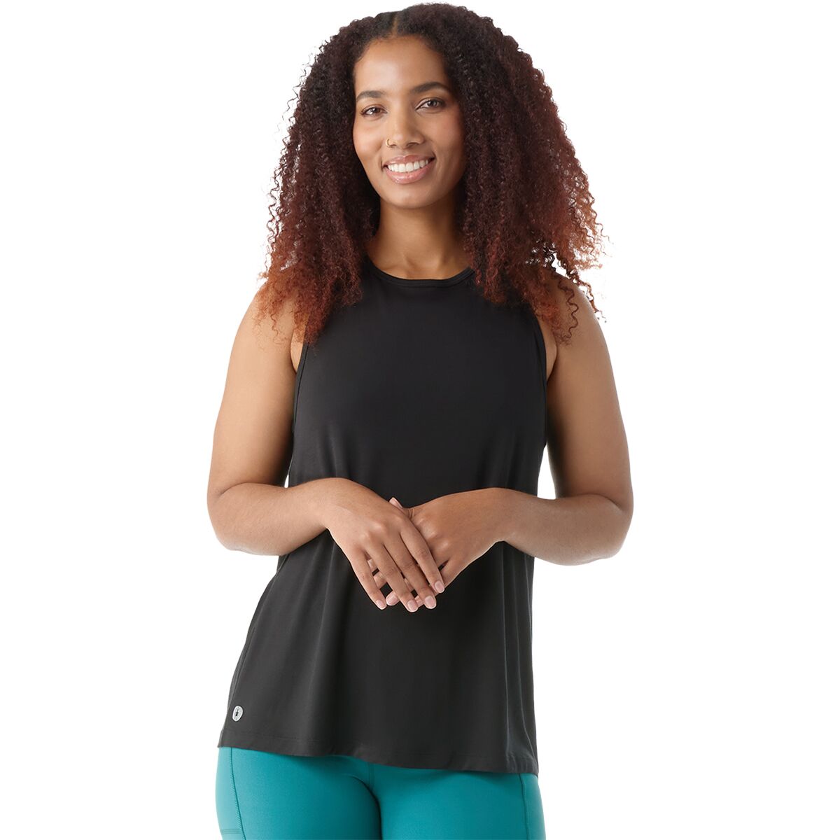 Image of Smartwool Active Ultralite High Neck Tank Top - Women's Black, XS