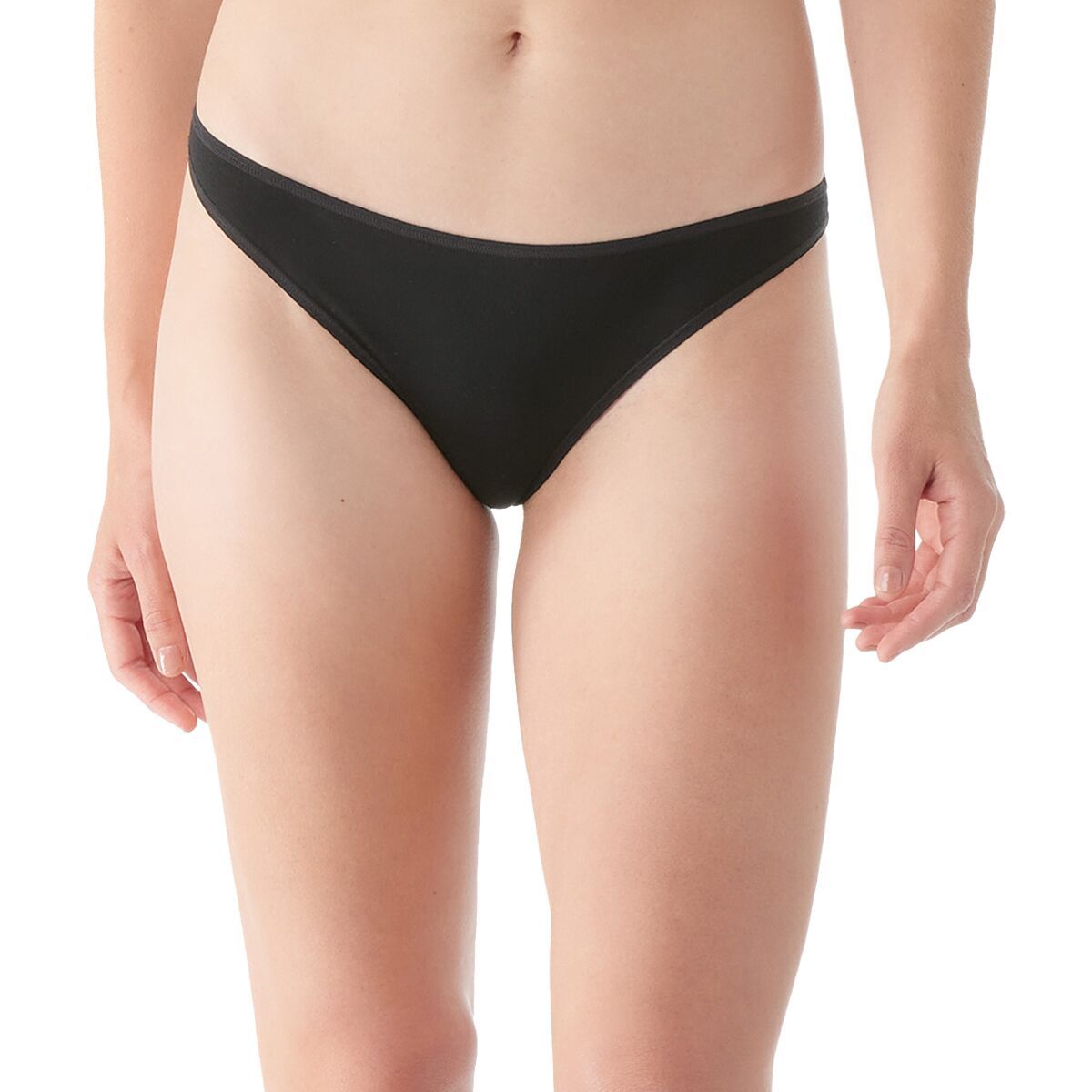 Image of Smartwool Everyday Merino Thong Underwear - Women's Black, XL
