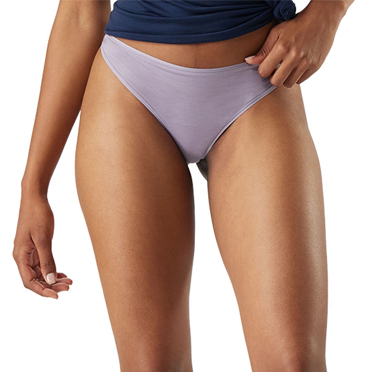 Image of Smartwool Everyday Merino Thong Underwear - Women's Purple Storm, L