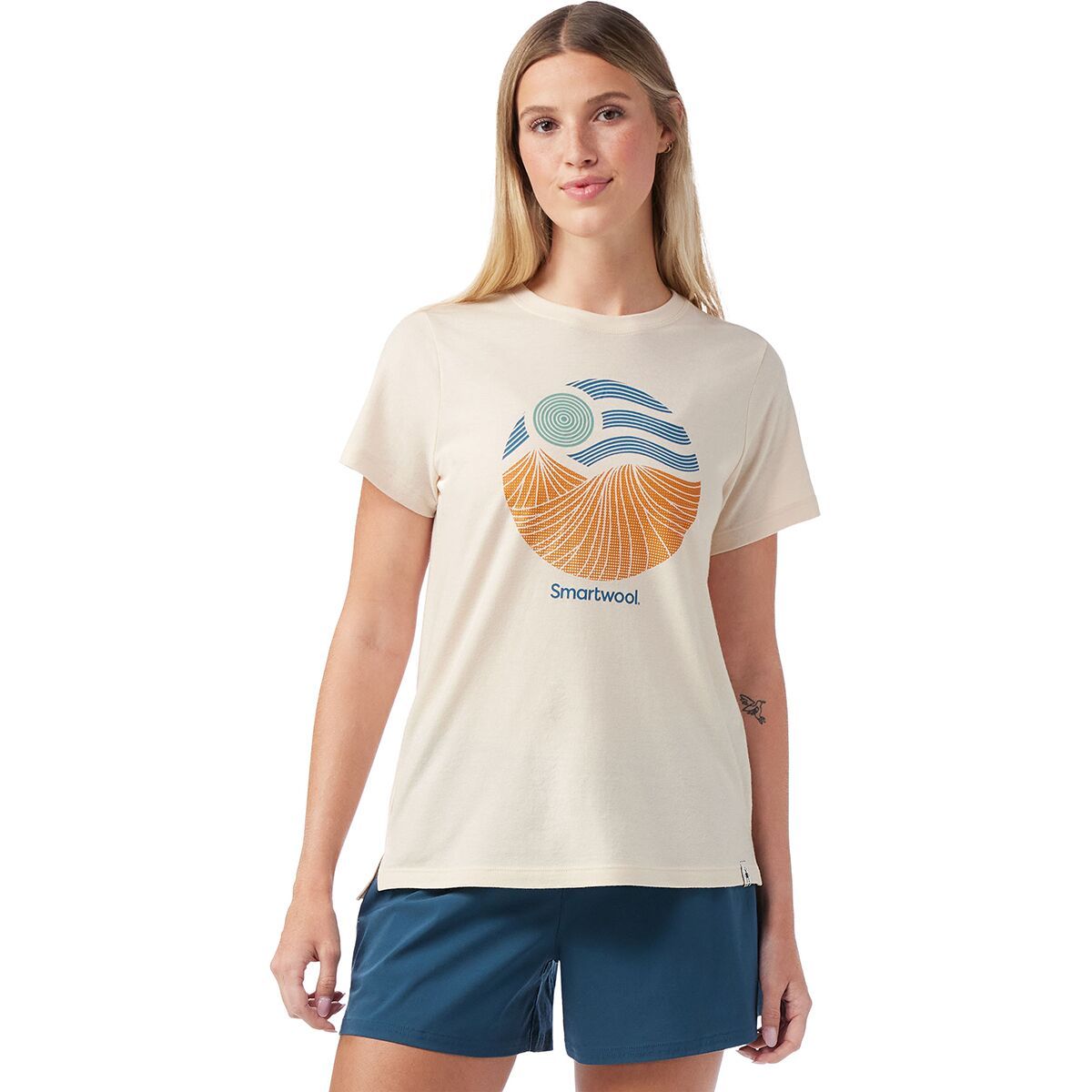 Smartwool Horizon View Graphic Short-Sleeve T-Shirt - Women's Almond, L