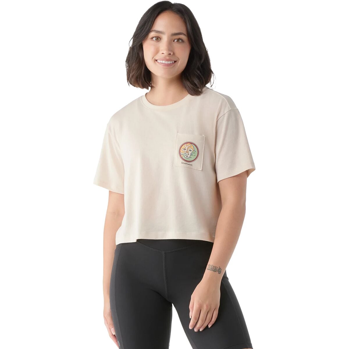 In The Sky Graphic Cropped Short-Sleeve T-Shirt - Women