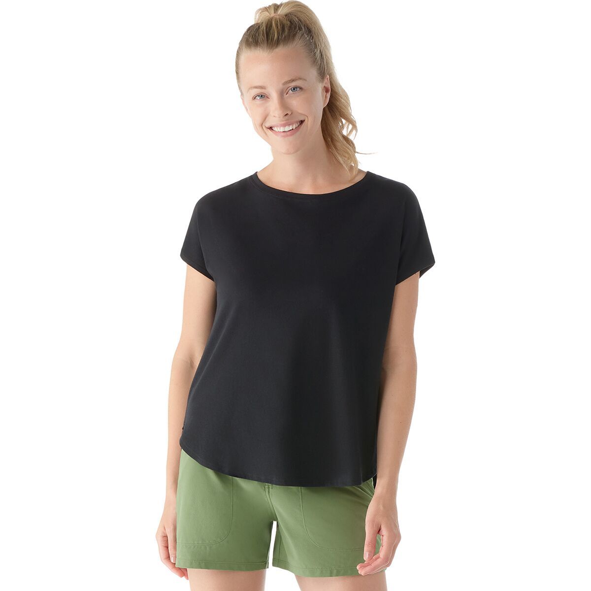 Image of Smartwool Swing Top - Women's Black, XS
