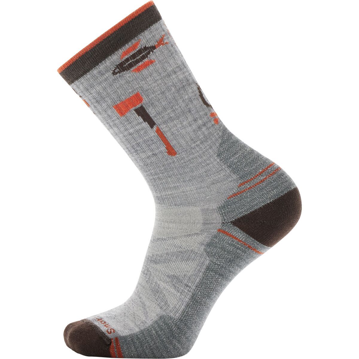 Smartwool Hike Light Cushion Camp Gear Crew Sock - Men's Light Gray, XL