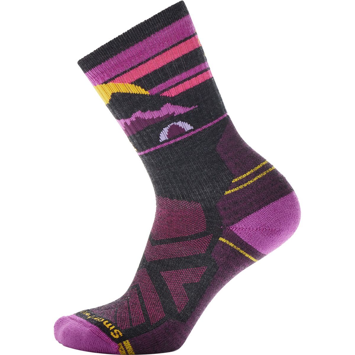 Smartwool Hike Light Cushion Mountain Moon Crew Sock - Women's Charcoal, M