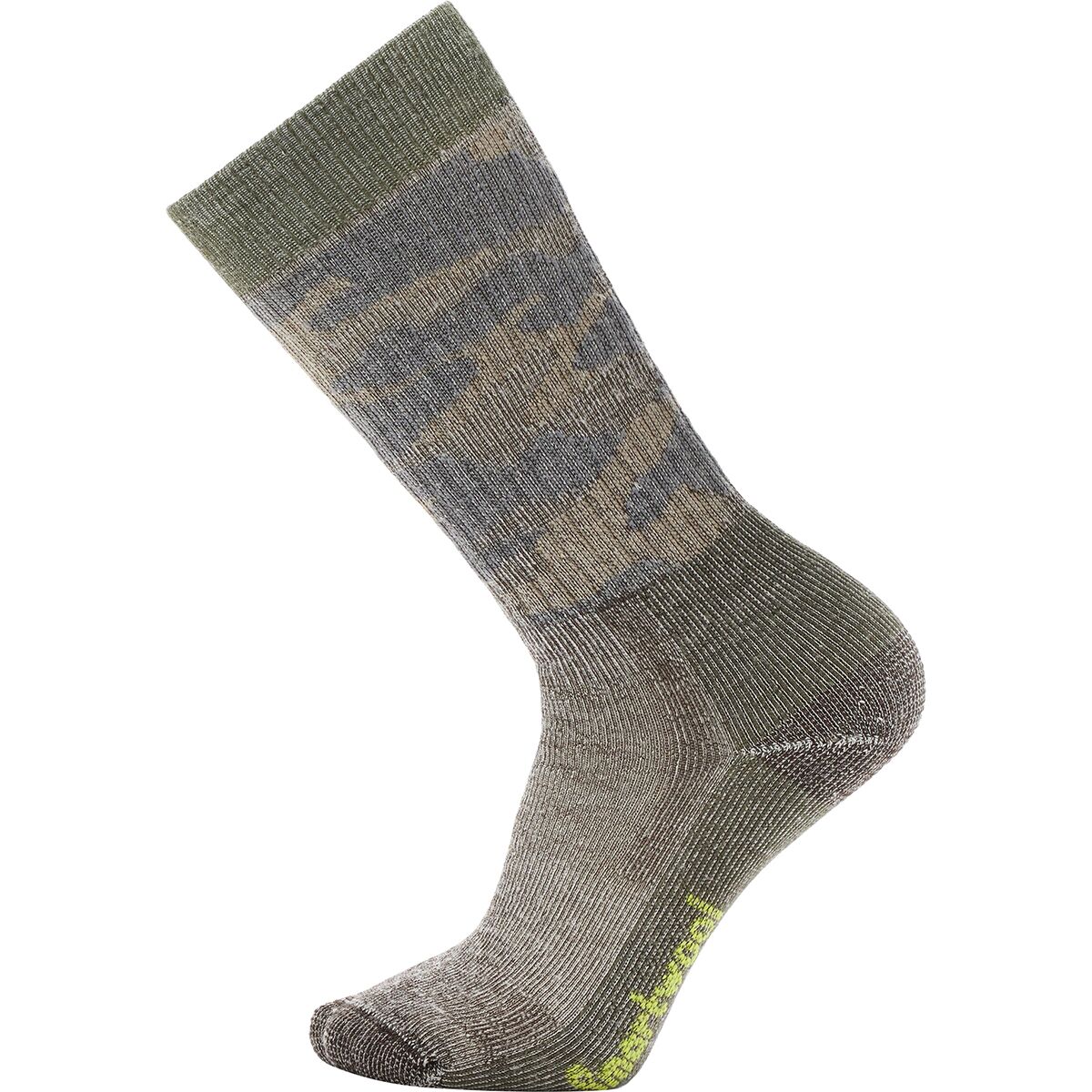 Image of Smartwool Hunt Classic Edition Full Cushion Camo Tall Crew Sock Chestnut, XL