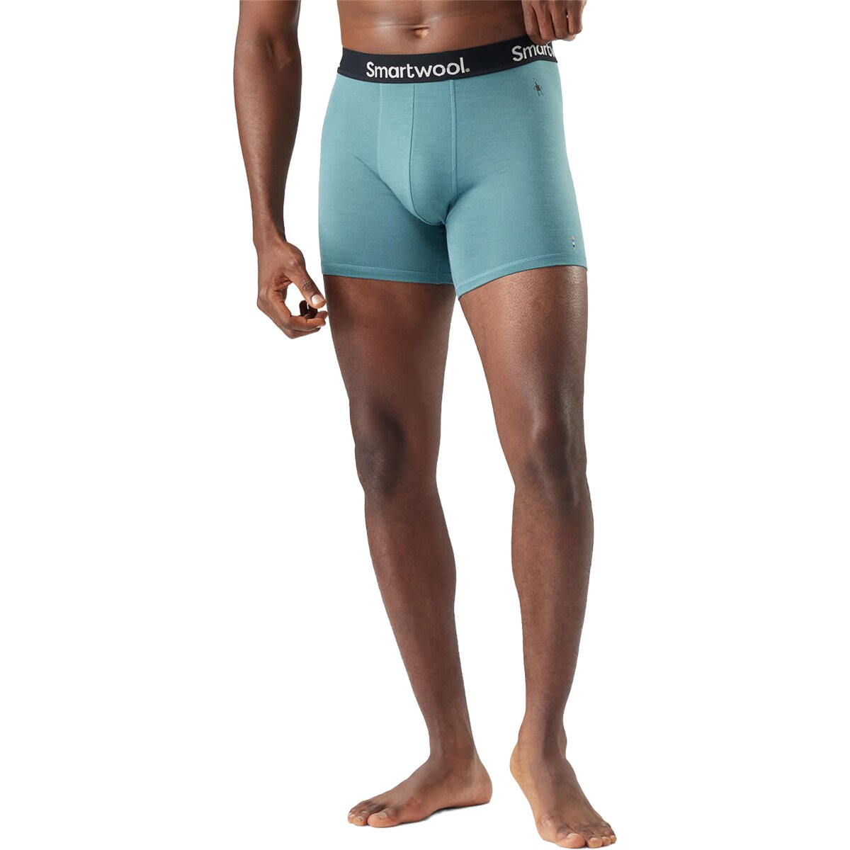 Image of Smartwool Everyday Merino Boxer Brief - Men's Dusty Teal, XXL