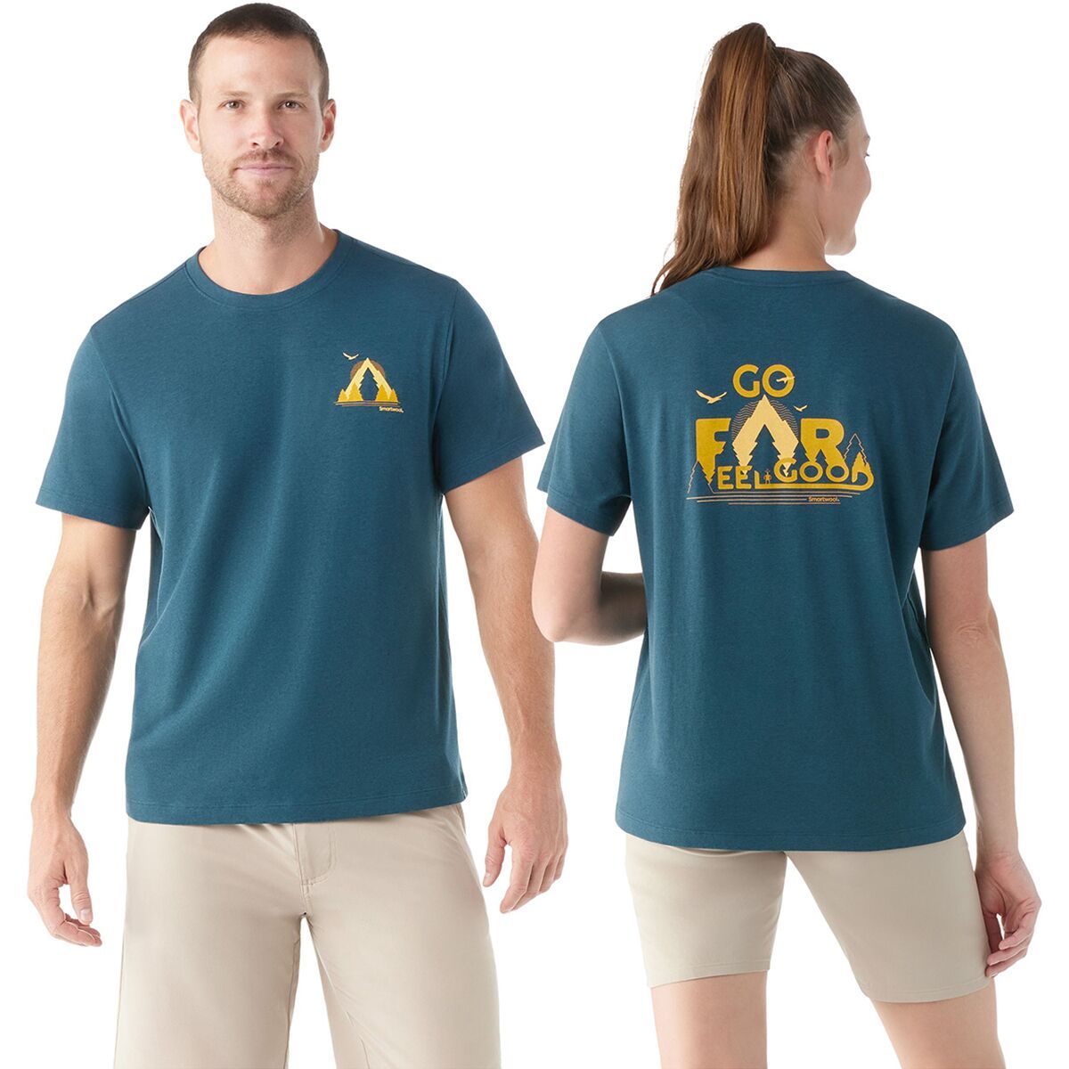 Smartwool Go Far. Feel Good. Graphic Short-Sleeve T-Shirt Twilight Blue, S