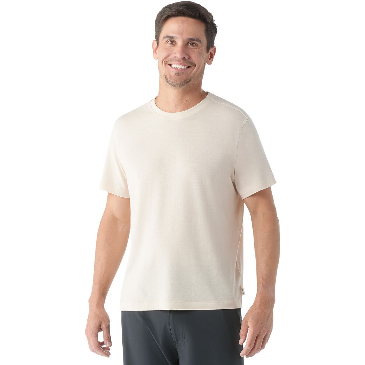 Smartwool Perfect Crew Short-Sleeve T-Shirt - Men's Almond, XXL