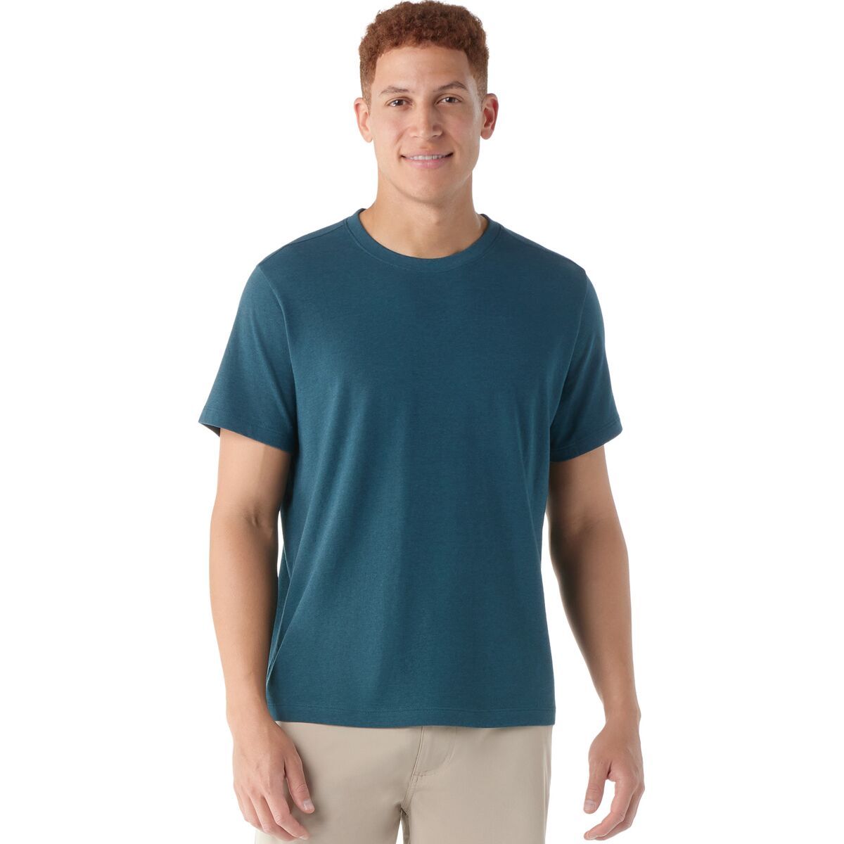 Smartwool Perfect Crew Short-Sleeve T-Shirt - Men's Twilight Blue, XS