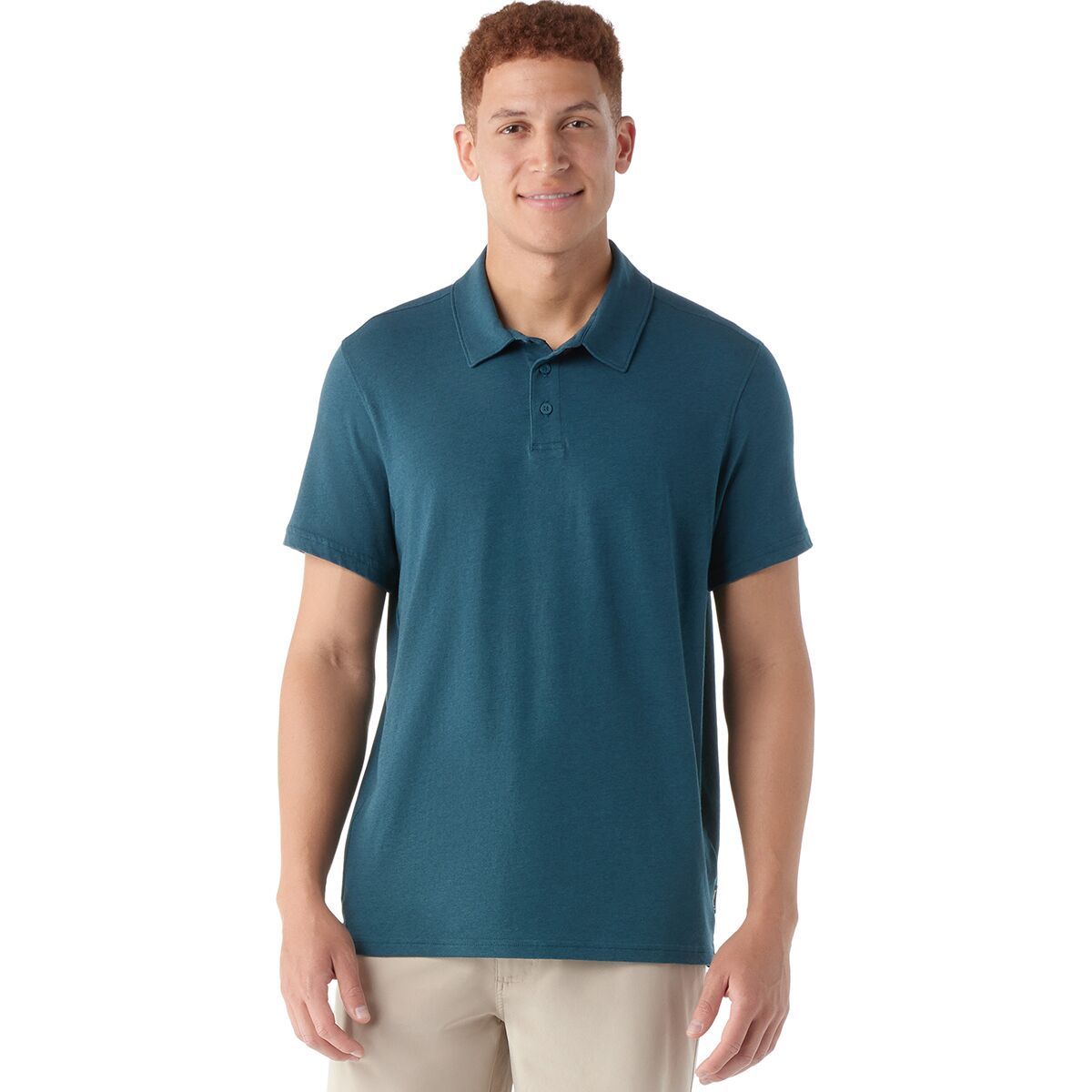Smartwool Short-Sleeve Polo - Men's Twilight Blue, XXL